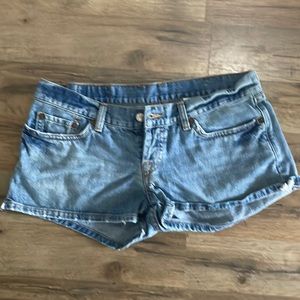 Lucky brand low rise denim shorts
